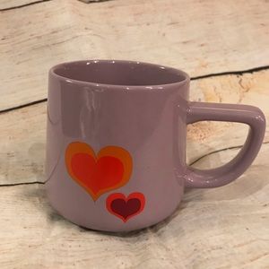 2018 Starbucks Purple Red Hearts ♥️ Valentine Mug